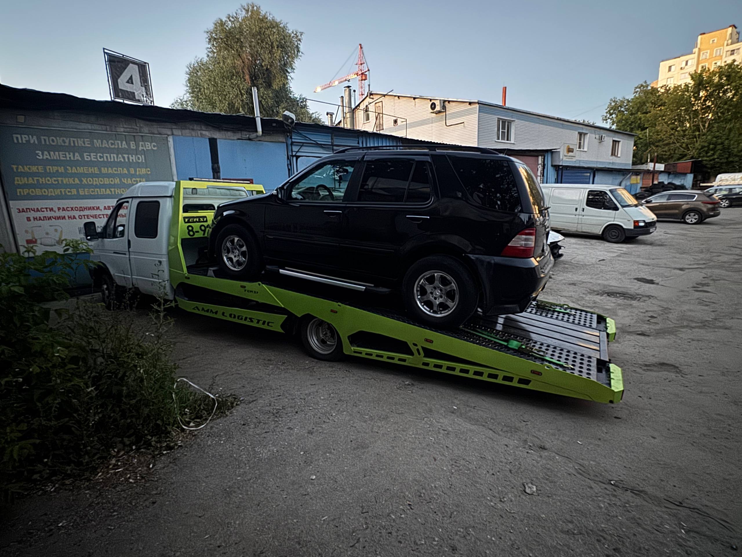 Эвакуация легкового автомобиля в Рязани