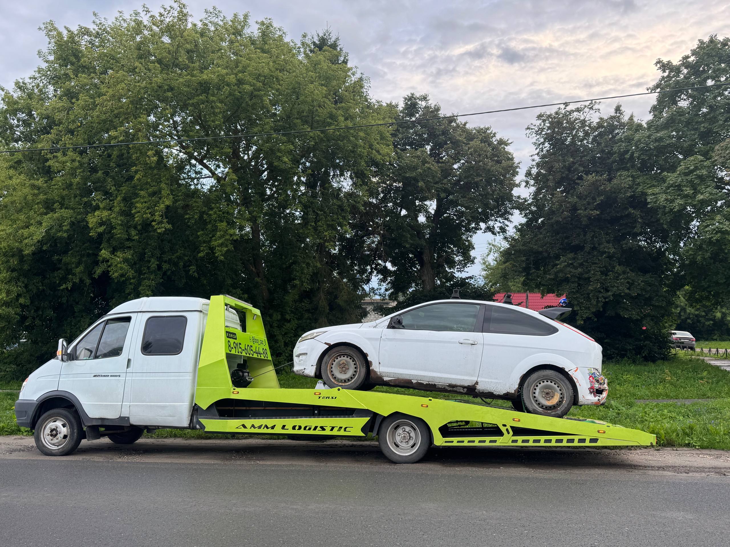 Фотоотчёт после погрузки авто
